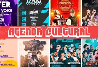 AGENDA CULTURAL: João Pessoa tem shows de Ramon Schnayder e Isabella Taviani neste fim de semana - CONFIRA