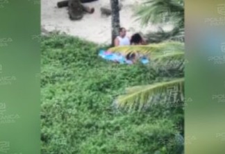 POUCA VERGONHA: Casal é flagrado fazendo sexo em praia de João Pessoa - VEJA VÍDEO 