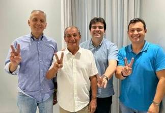 Ex-prefeito de Sapé, Roberto Feliciano anuncia apoio a Eduardo Carneiro e Aguinaldo Ribeiro