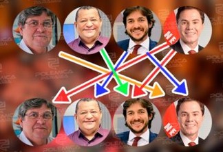 QUEM APOIA QUEM? Saiba em quem os principais pré-candidatos a governador da Paraíba podem declarar apoio no segundo turno