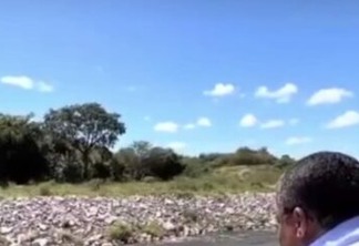 Nas redes sociais, Bolsonaro compartilha vídeo de Nilvan às margens do Rio São Francisco: "Não tem como não agradecer ao presidente”; assista