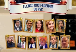 ELENCO DO PSC: com candidaturas registradas, saiba quem vai disputar uma vaga na Câmara Federal pelo partido que espera eleger até três deputados