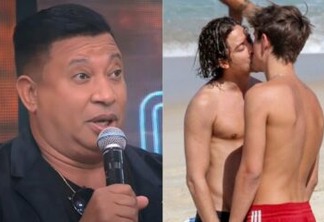Humorista Pedro Manso critica beijo de Jesuíta Barbosa em namorado: “Fim dos tempos”