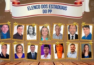 TIME FORMADO: Com deputados estaduais, ex-prefeitos e vereadores, PP monta chapa com 14 nomes para a disputa na ALPB; conheça todos