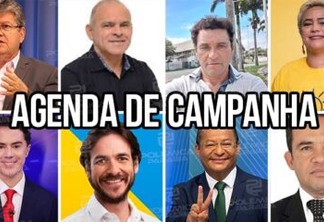 Panfletagem, debate e mais; veja a agenda dos candidatos ao governo da Paraíba nesta quinta-feira