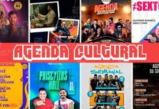 AGENDA CULTURAL: Forró do Muído, Emily Diniz e Hugo Brizeno se apresentam neste fim de semana, em João Pessoa