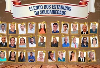 Com figuras conhecidas da política paraibana, Solidariedade aposta em 34 candidatos para a Assembleia Legislativa; confira quem são