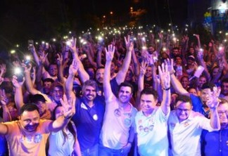 Wilson Santiago e Wilson Filho reúnem multidão em Uiraúna; Investimentos na cidade superam os R$ 116 milhões