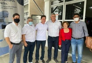 Veneziano visita a FAP e assegura que na sua gestão a Paraíba será referência em tratamentos oncológicos