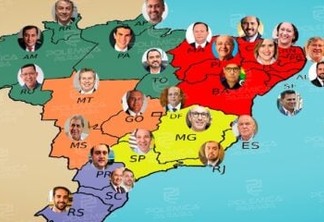 MAPA DO BRASIL: Saiba como está a situação da eleição para governador em todos os estados do país