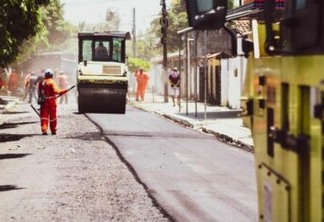Prefeitura de Santa Rita inicia pavimentação asfáltica na Via Nova