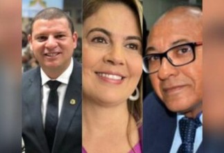 Dinho Papaléguas, Carol Gomes e Rui da Ceasa nomeados para a Prefeitura de Campina Grande. (Foto: Divulgação/Codecom-CG/PMCG)
