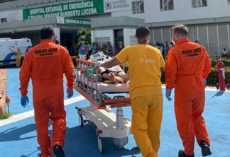 Serviço de UTI aérea do Governo da Paraíba transfere vítima de atropelamento grave para tratamento em João Pessoa