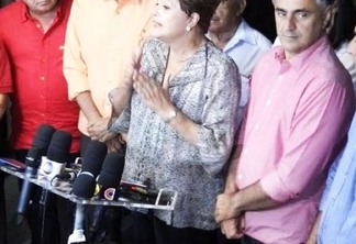 Dilma agradeceu os mais de 1,1 votos dos paraibanos no primeiro turno das eleições.