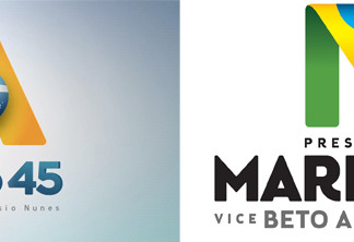 Logomarca de Aécio no 2º turno é similar ao de Marina no 1º 