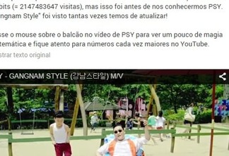 Clipe Gangnam Style supera limite de visualizações no YouTube