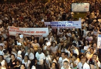 MARCHA PELA PAZ: População dos Bancários vai às ruas por mais segurança