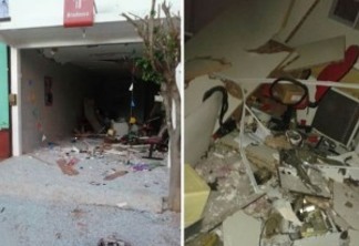SEM CONTROLE: Bandidos explodem caixa eletrônico do Bradesco e fogem sem deixar pistas