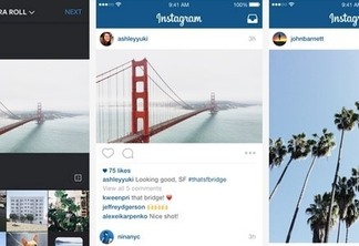 Mais flexível, Instagram passa a permitir fotos na vertical e na horizontal