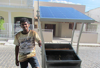 SOL QUENTE: Pombal tem o 1º carrinho volante alimentado por energia solar
