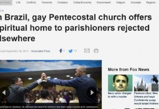 Igreja gay do Brasil vira notícia de agência internacional