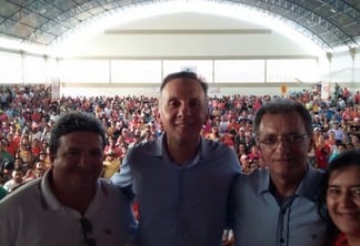 Em evento na cidade de São Bento, Aguinaldo Ribeiro e Galego Souza filiam três vereadores ao PP