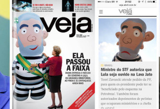 Revista VEJA tritura Lula e retira sua condição humana
