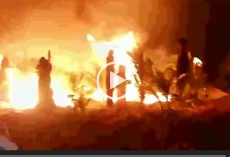 VEJA VÍDEO: Incêndio em Sousa ameaça Campus do IFPB