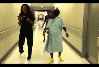 VEJA VÍDEO: Mulher em trabalho de parto faz dança em hospital e vira hit