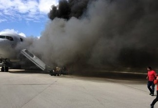 VEJA VÍDEO - Vários feridos em incêndio de avião em aeroporto da Flórida