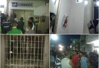MOMENTOS DE MEDO E TERROR: Bando assusta população de Cacimba de Dentro com mais de 100 tiros após explosão em banco e nos Correios