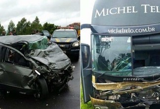 Acidente com ônibus de Michel Teló, no Paraná, deixa três pessoas mortas