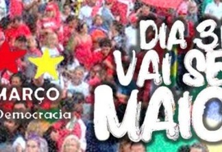 PELA DEMOCRACIA: Frente Brasil Popular convoca minifestação para o dia 31 de Março