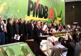 Convenção Nacional deve oficializar saída do PMDB do governo