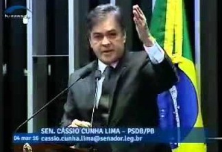 FORA DILMA: Cássio em discurso no senado convoca brasileiros a manifesto dia 13 contra Dilma - VEJA VÍDEO