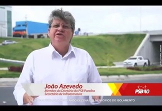 João Azevêdo é destaque em programa do PSB na TV - VEJA VÍDEO