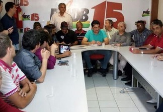 PMDB reúne pré-candidatos e discute organização da campanha em João Pessoa