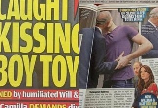 Príncipe Charles é flagrado beijando rapaz e esposa pensa em divórcio, afirma revista