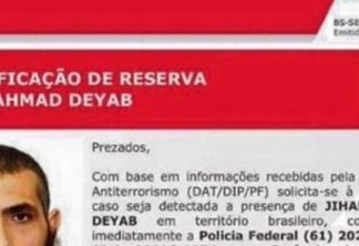 URGENTE: Avianca dispara alerta sobre possível fuga de terrorista sírio para Brasil