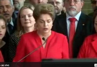 Dilma se pronuncia sobre perda de mandato: 'É o segundo golpe de estado que enfrento na vida'