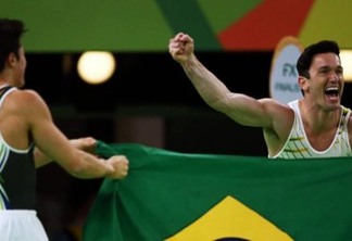 TÍTULO INÉDITO - Brasil leva prata e bronze na ginástica masculina
