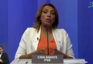 DEBATE CABO BRANCO: Cida acusa Cartaxo de falir a saúde de João Pessoa