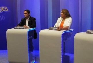 Debate na TV Cabo Branco termina com crítica de candidato e resposta de mediador: 'A Globo não está sendo avaliada aqui'