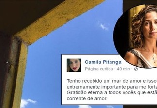 Após morte de Montagner, Camila Pitanga agradece fãs por "corrente de amor"