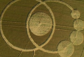 Ufólogo investiga figuras que parecem ser extraterrestres em plantação de trigo no Paraná