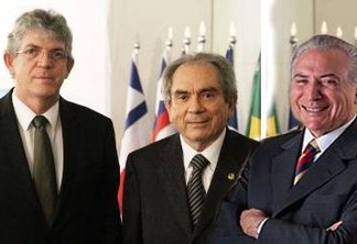 É HOJE: Acompanhado de Lira, governador Ricardo Coutinho será recebido por Temer