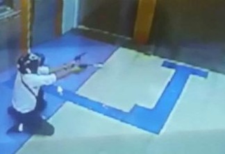 FLAGRANTE - Vídeo mostra tentativa de assalto a banco que terminou com policial morto