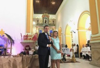 CERIMÔNIA DE POSSE: Em missa, Panta diz que com fé e trabalho vai reconstruir Santa Rita