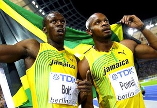Usain Bolt e Asafa Powell comentam perda de medalha