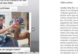 Filho de Ronaldo Fenômeno usa as redes sociais para reclamar dos fãs do pai